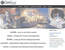 Tablet Screenshot of gemtalksystems.com